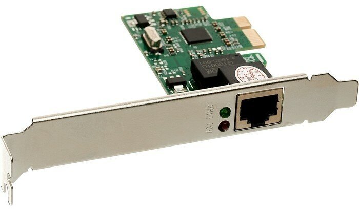 Сетевой адаптер ExeGate EXE-560 (PCI-E, UTP 10/100/1000Mbps, RTL8111C)