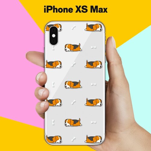 силиконовый чехол бигли спят на apple iphone 11 Силиконовый чехол Бигли спят на Apple iPhone Xs Max