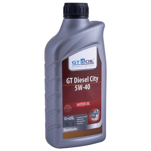 фото Моторное масло GT OIL GT Diesel City 5W-40 1 л