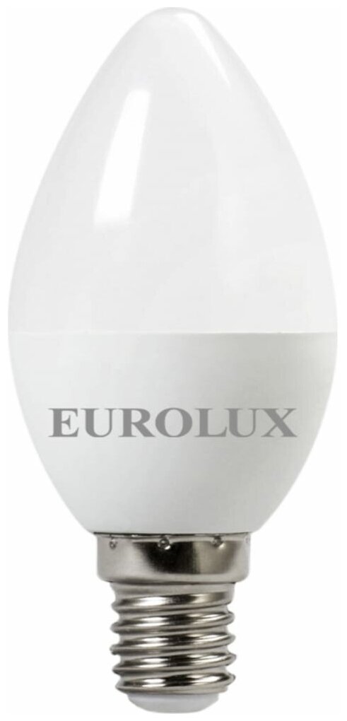 Лампа светодиодная EUROLUX LL-E-C37-7W-230-2,7K-E14