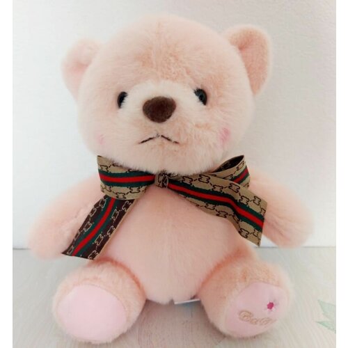 Мягкая игрушка плюшевый Медвежонок 22 см.(розовый)