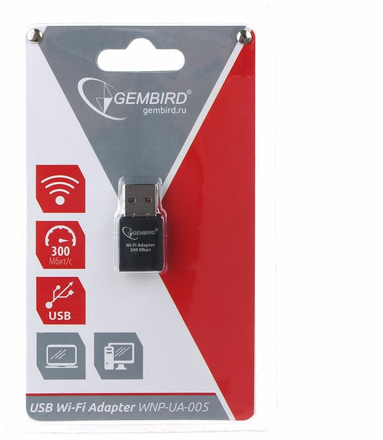 Wi-Fi адаптер Gembird WNP-UA-005