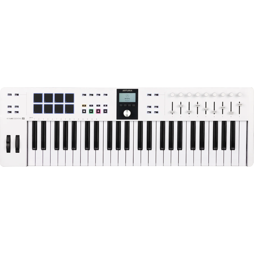 arturia keylab essential 49 mk3 white клавишный контроллер Arturia KeyLab Essential 49 MK3 White