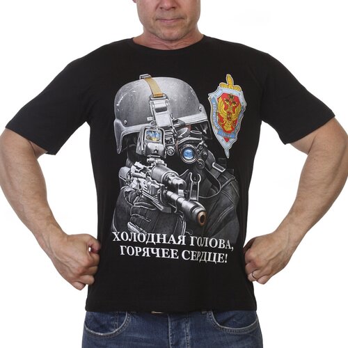 Футболка ВОЕНПРО, размер 54 (XXL), черный