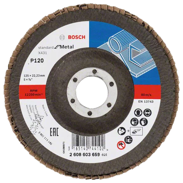 Лепестковый диск BOSCH Standard for Metal 2608603659