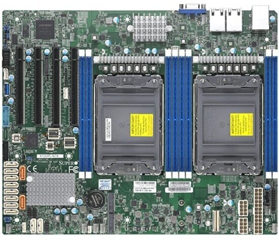 Серверная материнская плата Supermicro C621A MBD-X12DPL-NT6-O (2xLGA4189, ATX)