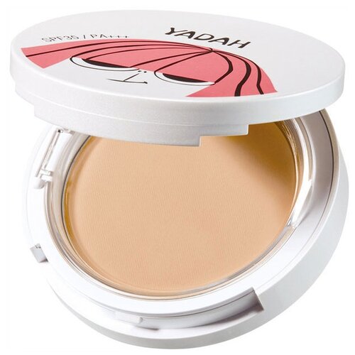 Yadah Пудра компактная воздушная Air Powder Pact 21 natural beige 9 г пудра для лица spf 35 pa yadah air powder pact 9 гр