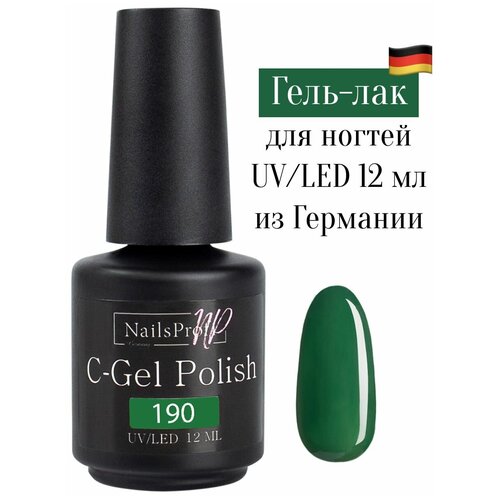 NailsProfi Гель-лак C-Gel Polish, 12 мл, 190