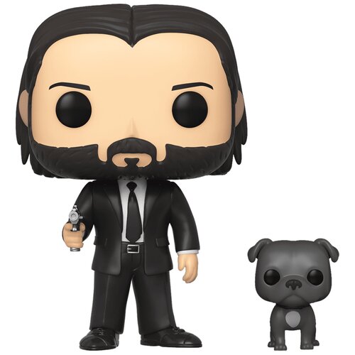 Фигурка Funko POP! Movies John Wick John (Black Suit) w/Dog (Джон Уик, 580)