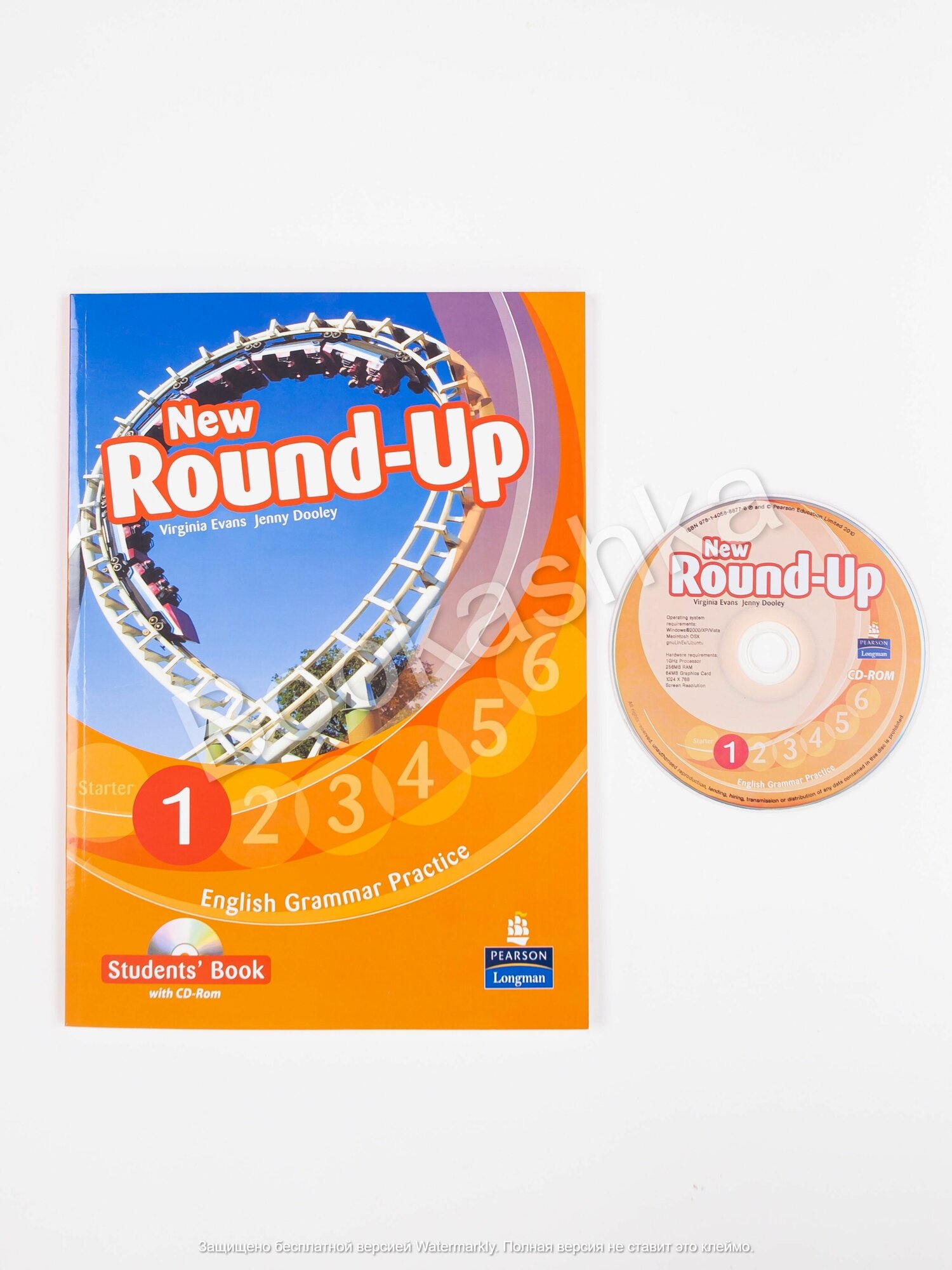 New Round-Up Level 1. Student's Book with CD / Комплект учебник с CD диском по английскому языку / Грамматика английского языка для школьников