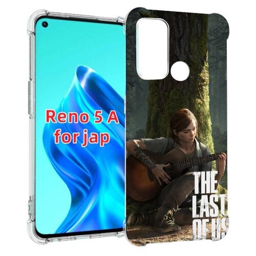 Чехол MyPads The Last of Us Part II для Oppo Reno 5A задняя-панель-накладка-бампер