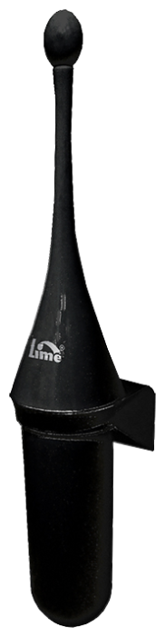Ершик для унитаза LIME, настенный, цвет черный