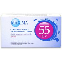 Контактные линзы Maxima 55 UV Aspheric, 6 шт., R 8,6, D -3,75, бесцветный, 1 уп.