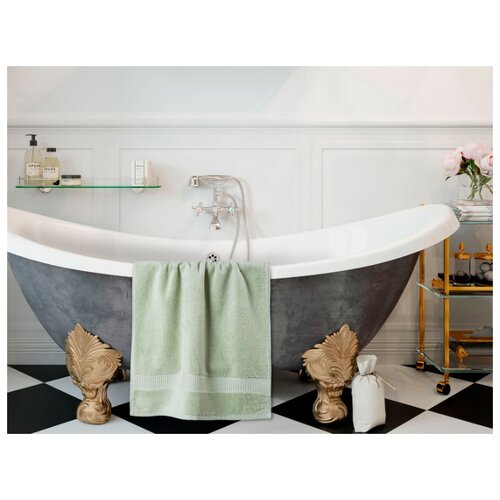 фото Бэлла каса полотенце jane цвет: фисташковый 70х140 см bella casa