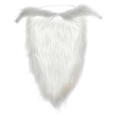 фото Карнавальный набор бока борода и усы, белый
