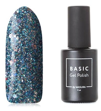 Гель-лак BASIC Зажигать Звезды, 11 мл Синий