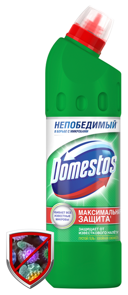 Гель универсальный Двойная сила Хвойная свежесть Domestos