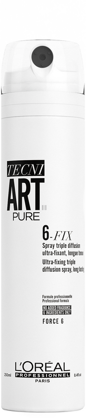 Спрей Tecni.Art 6-Fix Pure для фиксации волос, 250 мл