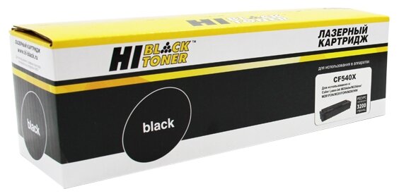 Картридж Hi-Black (HB-CF540X) для HP CLJ Pro M254nw/dw/M280nw/M281fdn/M281fdw, Bk, 3,2K