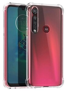 Фото Чехол (клип-кейс) Motorola для Moto G8 Plus Brosco Transparent (MOTO-G8P-HARD-TPU)