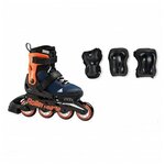 Rollerblade Microblade midnight blue/warm orange COMBO 2023 - изображение