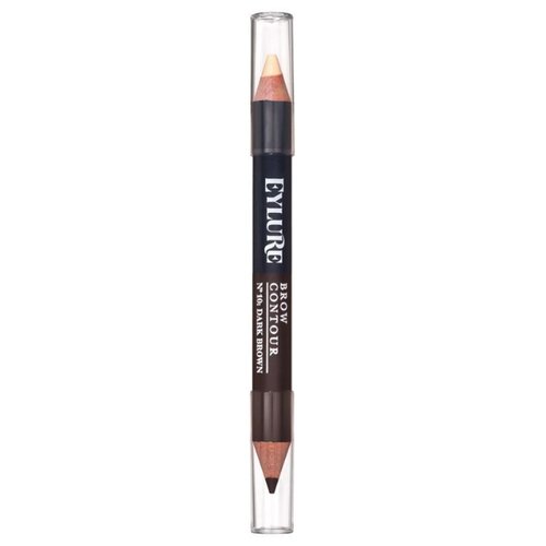 Eylure карандаш+хайлайтер Brow Contour, оттенок 10 Dark Brown