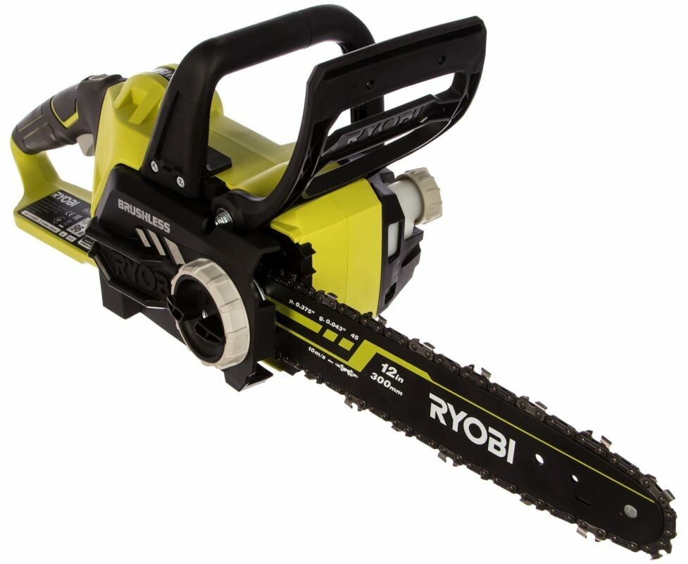 Бесщеточная аккумуляторная цепная пила Ryobi ONE+ OCS1830 5133002829 - фотография № 3