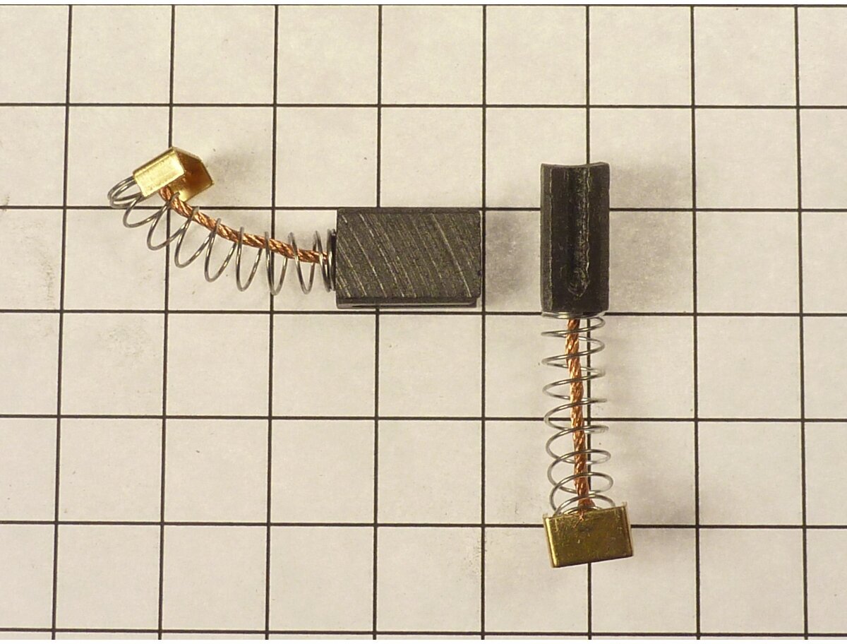 Щетка угольная 5.8 х 8.7 х 16, пруж, 2 паз, 2 шт. (42-2) ETK1000