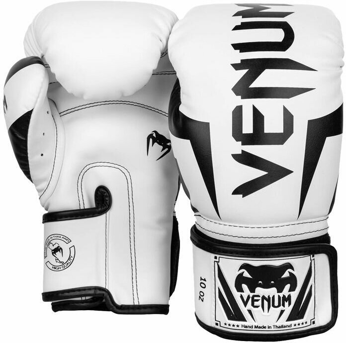 Перчатки боксерские Venum, белые 12 oz