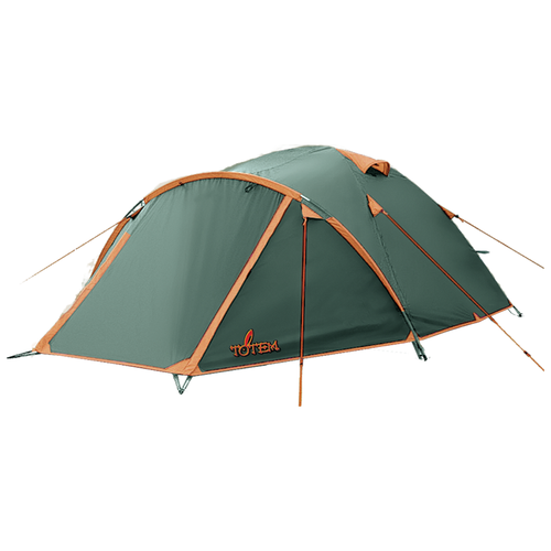 палатка трехместная totem indi v2 зеленый Палатка Totem Indi 3 (V2)