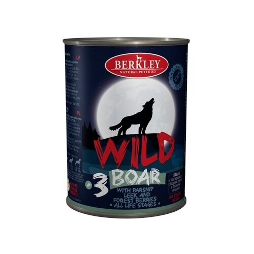 фото Корм для собак berkley дикий