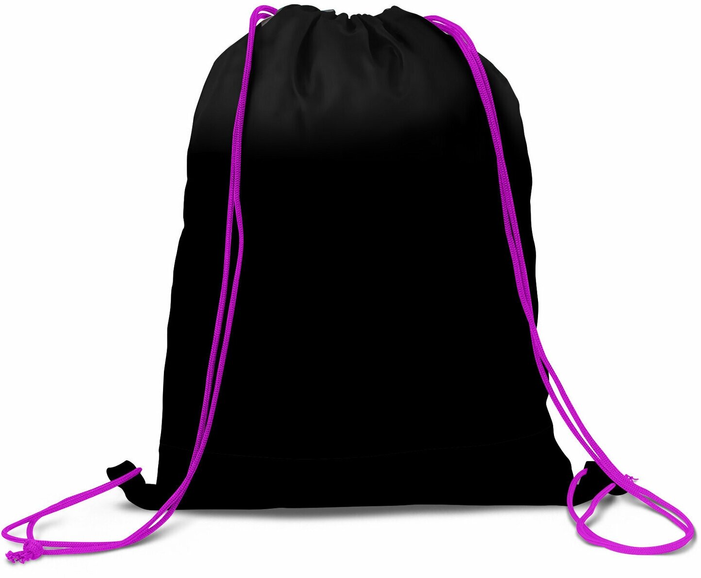 Мешок для обуви BRAUBERG плотный, карман на молнии, подкладка, 43х33 см, "Neon Purple", 271626 Комплект - 2 шт.