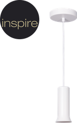 Светильник подвесной Inspire Hoki 1 лампа 3 м² цвет белый