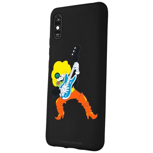 Силиконовый чехол Mcover для Xiaomi Redmi 9A Союзмультфильм Бременские Музыканты: Мы к вам заехали на час чехол книжка mcover для xiaomi redmi 9a союзмультфильм бременские музыканты мы к вам заехали на час