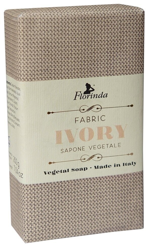 фото Мыло FLORINDA Fabric ivory, 200 г