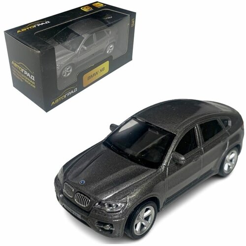 Модель автомобиля металлическая BMW X6, масштаб 1:43