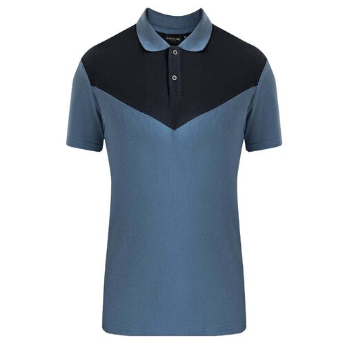 фото Поло finn flare b20-23018 размер 3xl, голубой (122)