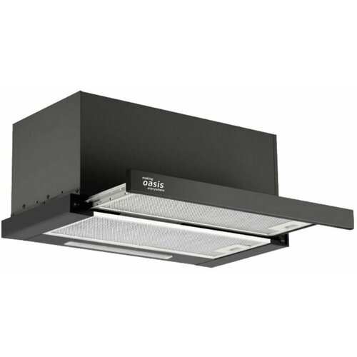 Вытяжка встраиваемо-выдвижная making OASIS everywhere VT-60BG черныйстекло 1000 мч 1642100₽