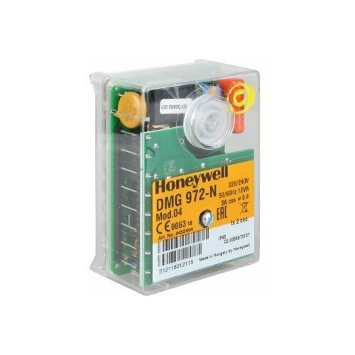 Блок управления горением Satronic/Honeywell DMG 972-N Mod.04 0452004U блок управления горением satronic honeywell dmg 972 n mod 03 0452003u