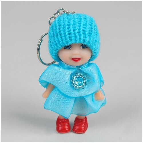 Куколка-брелок Девочка рюшечки цвета Микс-1шт