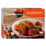 Мираторг Фрикадельки с гречкой под красным соусом 350 г - изображение