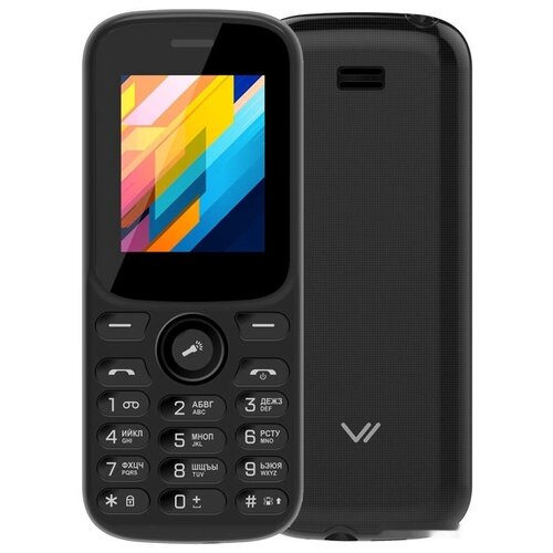 Телефон VERTEX M124, 2 SIM, черный