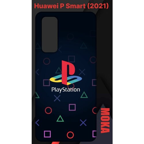 Чехол Huawei P Smart 2021 / Хуавей П смарт 2021 с принтом чехол книжка на huawei p smart 2021 хуавей п смарт 2021 с 3d принтом chick with knife золотистый