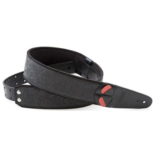 8401070130703 Mojo Sandokan Black Ремень для гитары, RightOn Straps