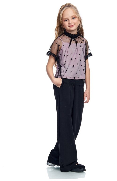 Комплект одежды Selina Style, размер 146, черный