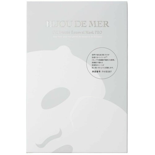 Увлажняющие маски для упругости и прозрачности кожи RECORESERUM Bijou de Mer Fill Beautе Renewal Mask PRO