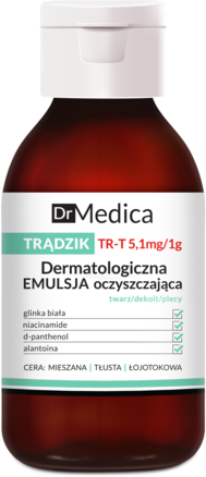 BIELENDA Dr Medica Acne Дерматологическая эмульсия анти-акне очищающая лицо, область декольте, спину 250 г