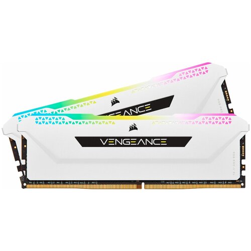 Corsair DDR4 DIMM 32GB Kit 2x16Gb CMH32GX4M2E3200C16W PC4-25600, 3200MHz, CL16 Vengeance RGB Pro SL