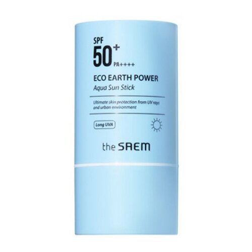 The Saem стик Eco Earth Power Aqua Sun SPF 50, 22 г the saem солнцезащитный крем водостойкий eco earth face