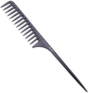 Dewal Professional NANO - Деваль Гребень для длинных волос, антистатик, черный 28,5 см, CO-6106-NANO -